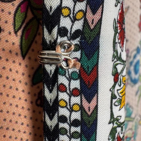 Farm Rio Anthropologie Clara Wrap Maxi Floral Dress Sz Large - Picture 8 of 12